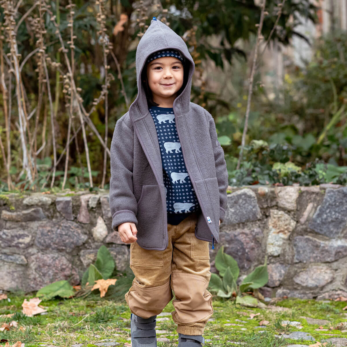 Finkid Wollfleece-Kragen - Kuscheliger Wärmeschutz Für Kinder