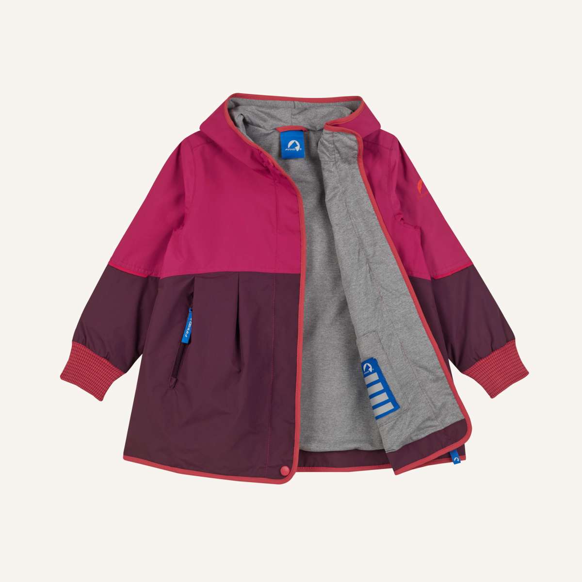 Übergangsjacke für Mädchen in Colorblocking AINA MOVE – finkid