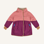AINA MUKKA Kinderjacke in Rosa und Beere, mit Stehkragen, Reißverschluss und Taschen