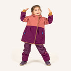 AINA MUKKA Kinderjacke in Rosa und Violett mit Reißverschluss