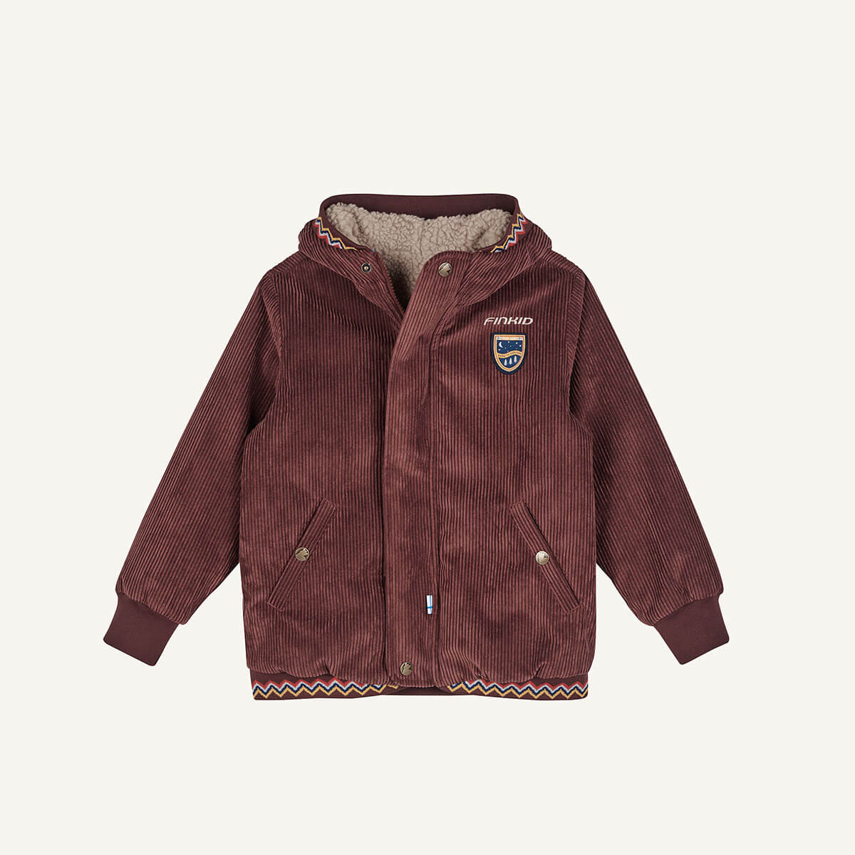JUURI CORD – Reversible, waterproof corduroy jacket with Finnish folksy elements