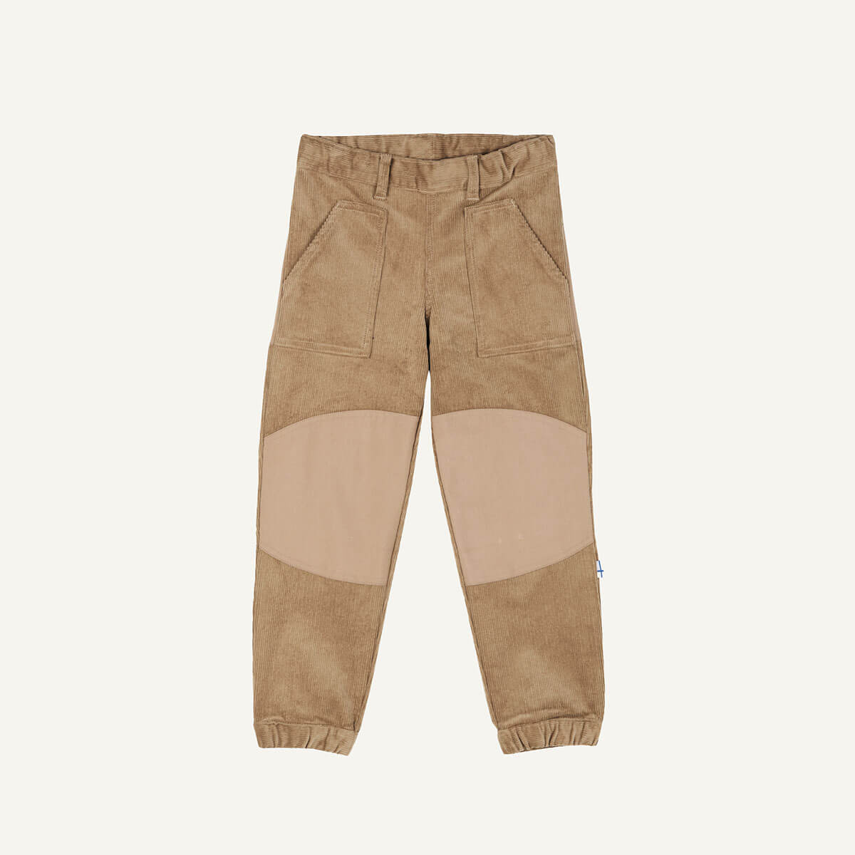 KELMI – Corduroy trousers with elastic waistband and reinforced buttocks and knees