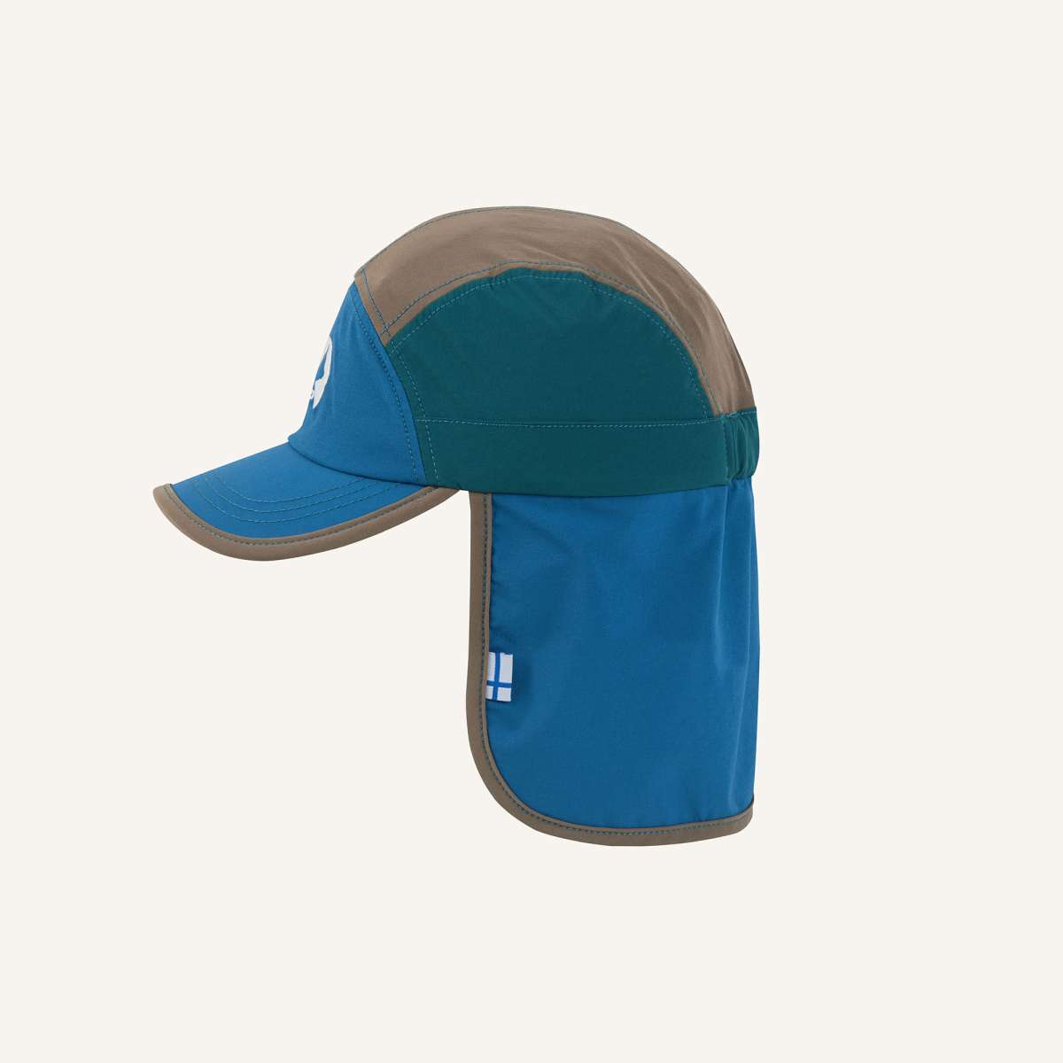 LAKKI MOVE – Outdoor cap with neck protection in color blocking