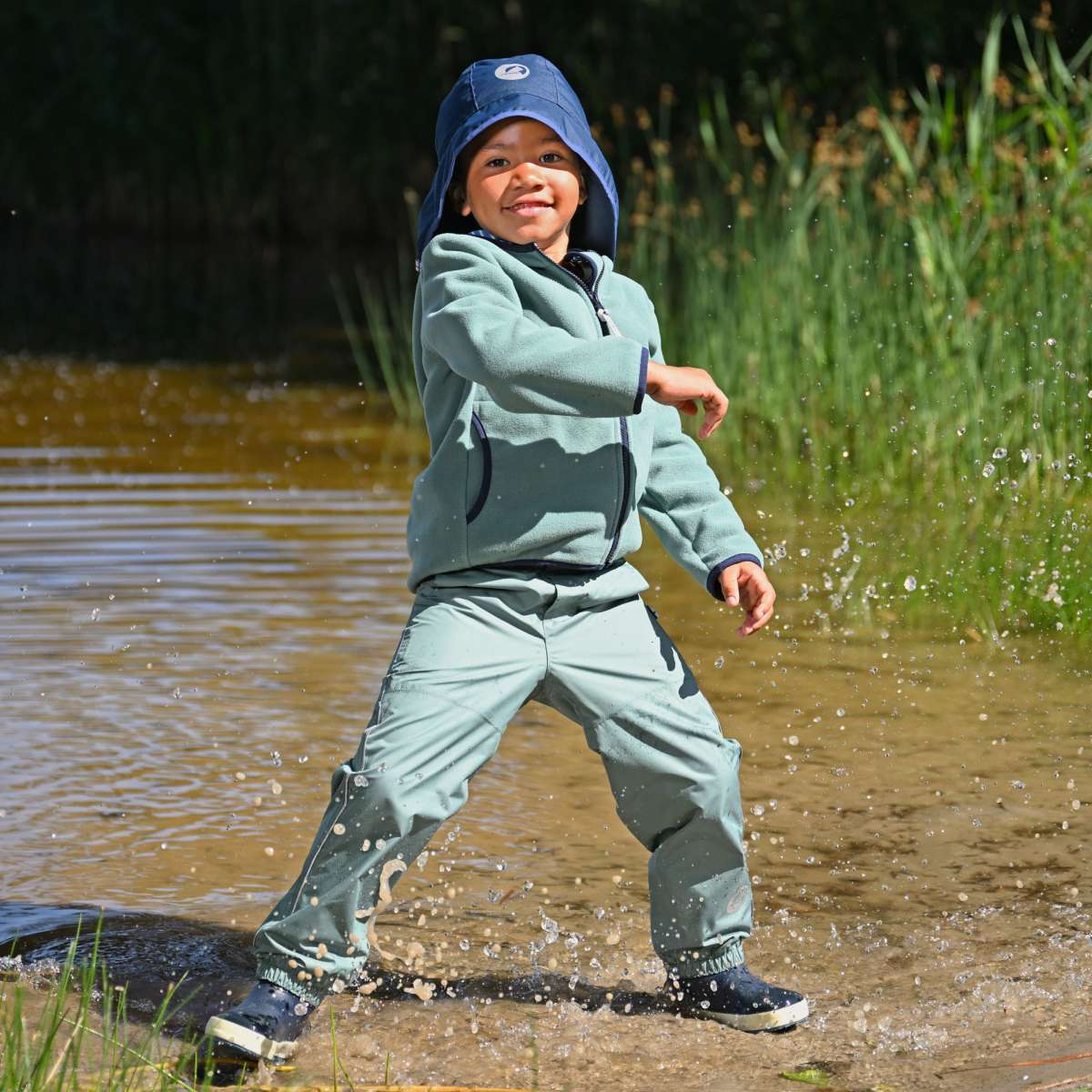 Children's fleece jacket - zip in inner jacket PAUKKU | finkid®