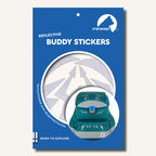 REFLECTIVE BUDDY STICKERS