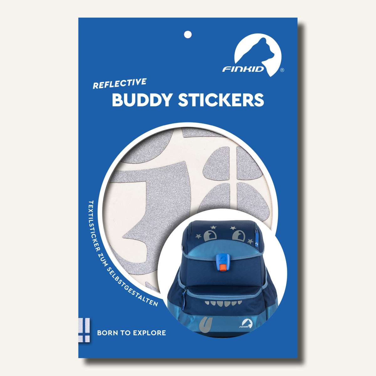 REFLECTIVE BUDDY STICKERS – reflective textile stickers for BUDDY