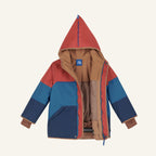 TAIKA SNOW Winter Jacket with Hood, Zipper, and Open Beige Inner Lining