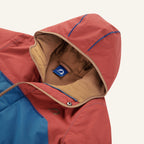 TAIKA SNOW hood with fabric lining, multi-colored winter jacket in close-up detail
